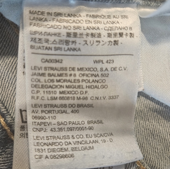 Levis MidRise Skinny Jeans Women's  Size 12 Light Blue - Picture 9 of 13